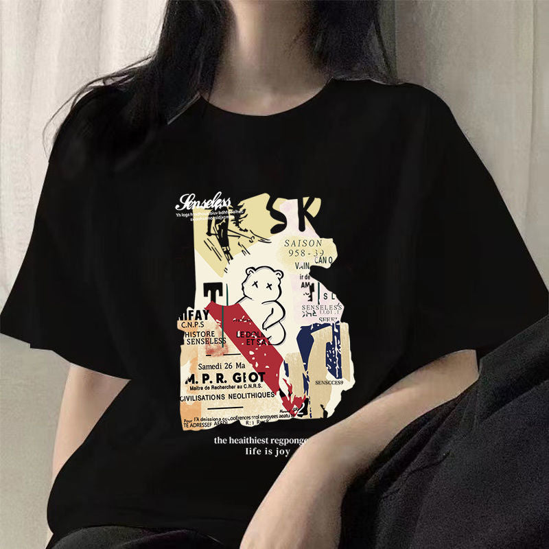 BTS Proof T Shirt Short-Sleeved T-shirt Women's Summer Cotton