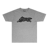Ice Cream Running Dog T Shirt Loose Printed Audio Rap T-shirt