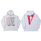 Vlone Hoodie Sweater Men'S Large V Coat Women'S Hooded