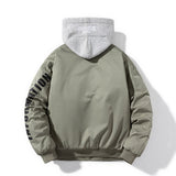 Varsity Jacket Autumn And Winter Bomber Jacket Men Hooded Baseball Uniform