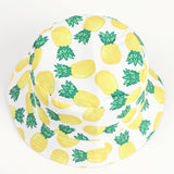 Bucket Hat Fishing Cap Cotton Print Fisherman Hat Printed Fruit Casual Sun Hat Sun Hat