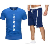 Fog Fear Of God T Shirt & Shorts 2 Piece Set Loose T-Shirt Cotton Men'S Casual Male