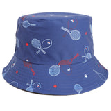 Bucket Hat Fishing Cap Cotton Print Fisherman Hat Printing Double-Sided Fashion Badminton