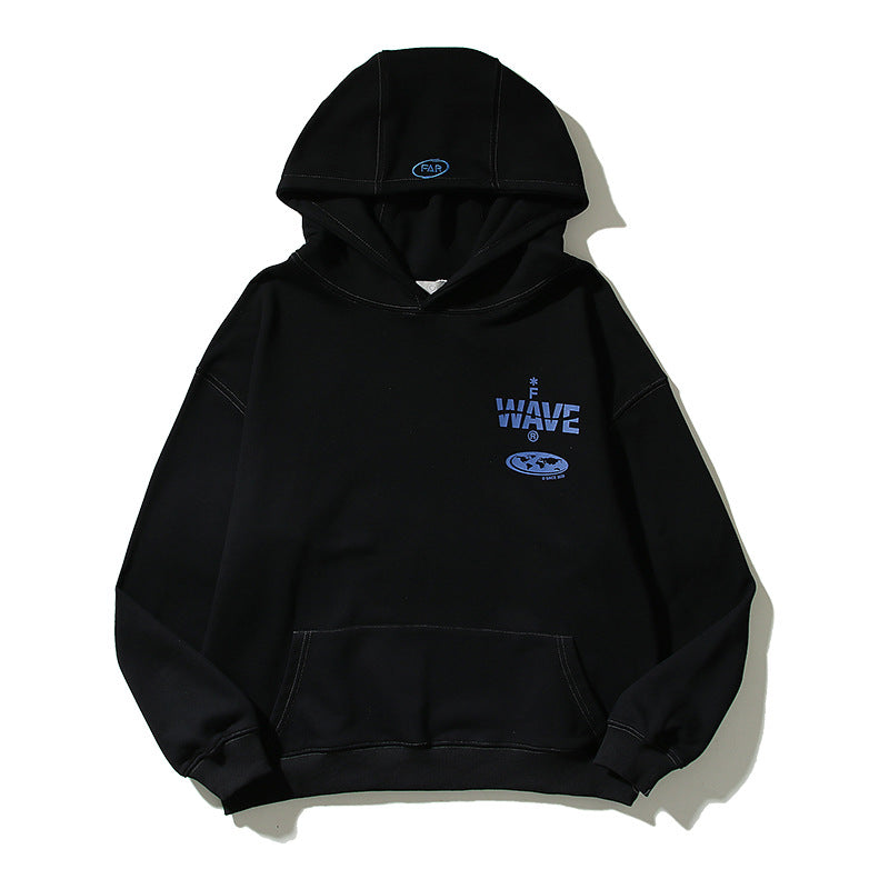 Kanye West Sunday Service Hoodie Autumn And Winter Embroidery World Map Printed Hoodie