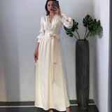 Kendall Jenner Wedding Guest Dress Romantic Socialite Drape Skin-Friendly