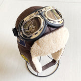 Winter Hats Autumn and Winter Pilot Children Winter plus Fluff Hat