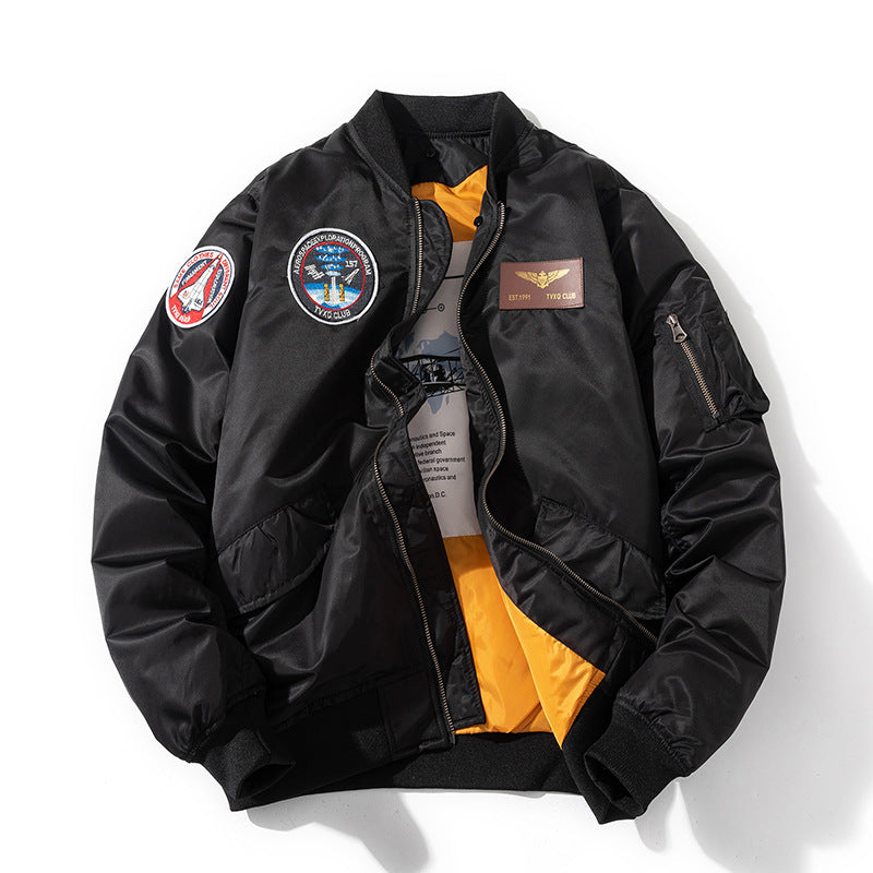 Varsity Jacket Winter Clothing Coat Men'S Embroidered Casual Jacket Baseball Uniform
