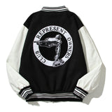 Cardigan Baseball Jacket Autumn and Winter Rep Letter Logo Club Logo Embroidery Vibe Baseball Uniform Jacket