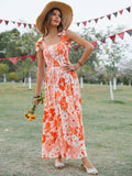 Nine Britton Dress Spaghetti-Strap Floral Print Swing Cake Dress