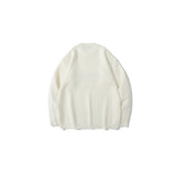 Men Sweater Letter Jacquard Knitwear Men Loose Pullover