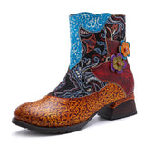 Justin Yellowstone Boots Retro Ethnic Style Retro Women'S Shoes
