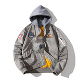 Varsity Jacket Men'S Spring And Autumn Embroidered Casual Jacket Pilot
