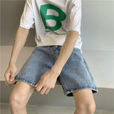 Men Denim Shorts Men's Summer