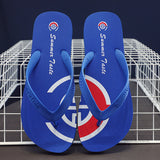 Flip Flops Men's Outdoor Slippers Summer Slippers Outer Wear Blue Red Large Size Fashion Black Beach