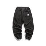 Man Fall Outfis Autumn Solid Color Exercise Casual Pants Men and Women All-Matching Wide Leg Ankle-Tied Sweatpants
