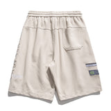 Men White Shorts Summer Casual Shorts Loose Men