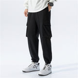 Grey Sweatpants Sports Pants Men's Loose Ankle-Tied Straight Spring and Autumn Workwear Casual Pants