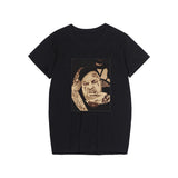 Jelly Roll T Shirt Portrait Printing Loose Short Sleeve T-Shirt