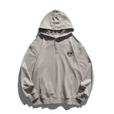Man Fall Outfis Autumn Simple Solid Color Hooded Sweater Men's Street BF Loose Couple Pullover Hoodie