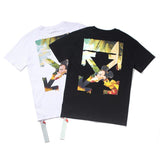 Off White T Shirt Male And Female Couples Wear Loose Ow Short Sleeve Tshirt Off Mickey Arrow Couple Half Sleeve Owt