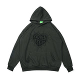 Man Fall Outfits Hip Hop Retro Hooded Sweater Casual Loose Jacket