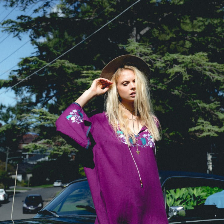 Beth Dutton Bohemian Summer Spring Midi Dress Vacation Style Doll Shirt Dress