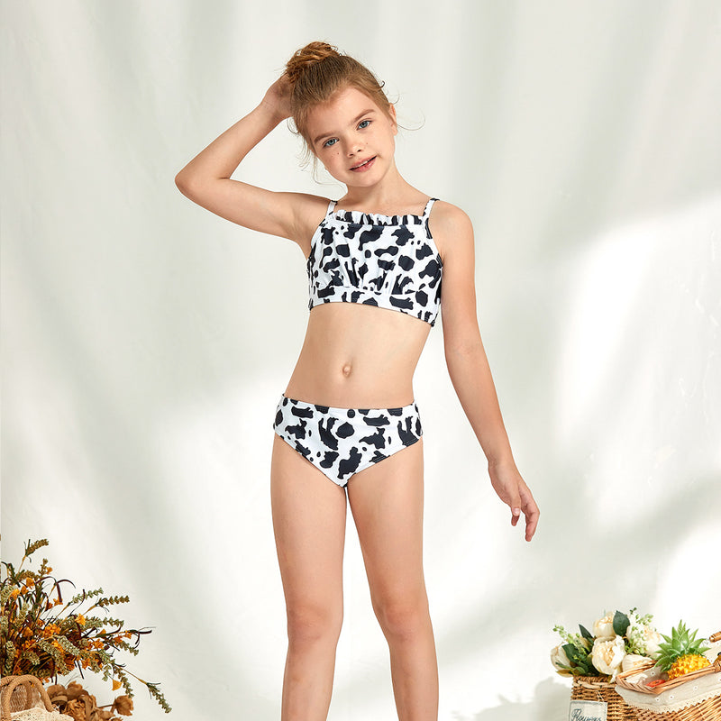 Children Swimsuit Girl's Bikini Summer Backless Sling Swimming Suit