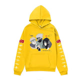 Anime Hoddies Naruto Sweatshirt Anime Autumn and Winter Fleece-Lined Hoodie Coat