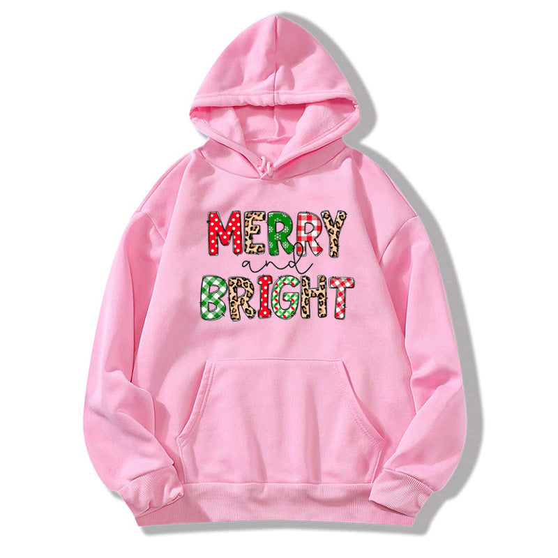 Merry and Bright Sweatshirts Merry and Bright Fall/Winter Printed Hoodie