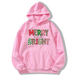 Merry and Bright Sweatshirts Merry and Bright Fall/Winter Printed Hoodie