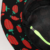 Bucket Hat Fishing Cap Cotton Print Fisherman Hat Printed Fruit Men And Women Outdoor Sun Hat