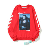 Off White Sweatshirts Autumn And Winter Off Arrow Loose Men'S Women'S Pullover Coat
