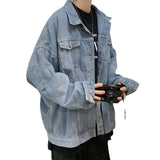 Men's Jackets Denim Jacket Men's Baggy Casual Jacket
