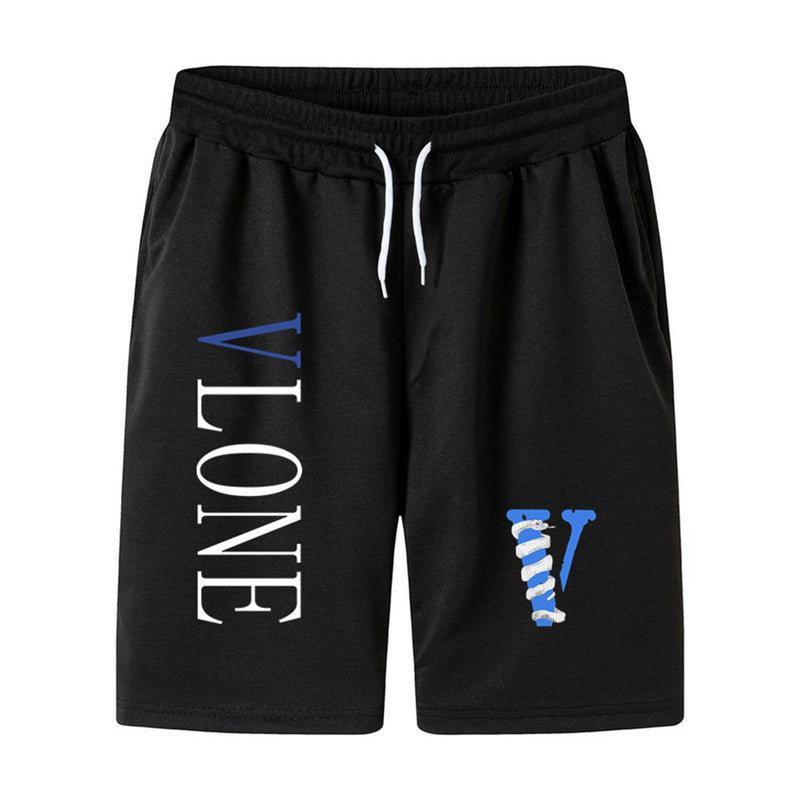 Vlone Shorts Men 'S Summer Loose Sports And Leisure
