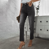 Gloria Vanderbilt Jeans Slim-Fitting Simple Versatile High Waist