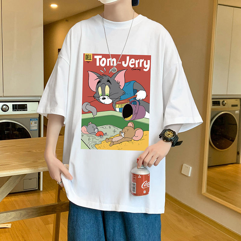 Tom And Jerry T Shirt Loose Cat And Mouse
