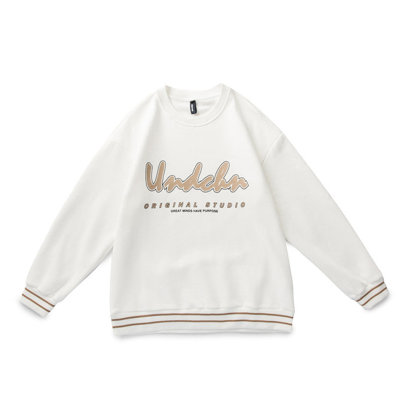 Crew Neck Sweatshirts for Men Men's Clothing Autumn round Neck Casual Loose Sweatshirt Men's and Women's