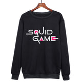 Squid Game Costume Pattern Printed Men's and Women's Loose round Neck Sweater