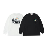 Crew Neck Sweatshirts for Men Menswear Autumn Clothes Printed Crew Neck Sweatshirt Men's Fashion Brand Loose Casual