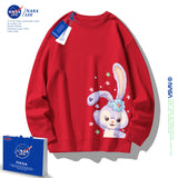 Nasa Children Hoodie Nasa Joint Name Children'S Round Neck Sweater Autumn Clothing
