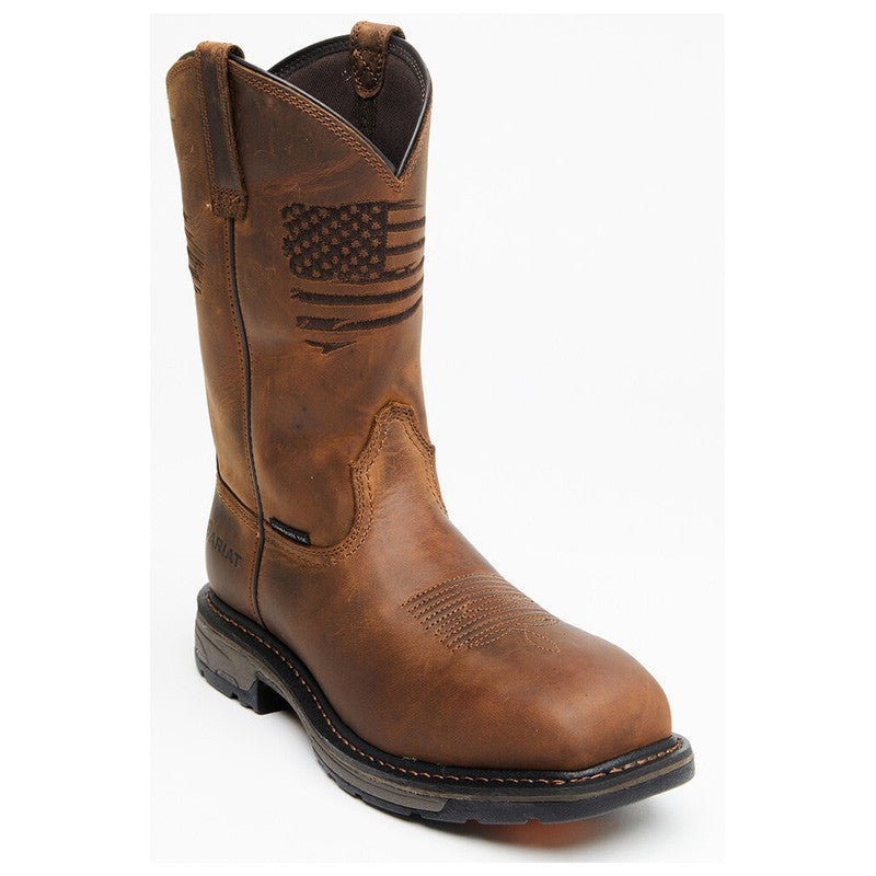Justin Yellowstone Boots Men'S Winter Square Heel Casual Round Toe Dr. Martens Boots Plus Size Men'S Shoes