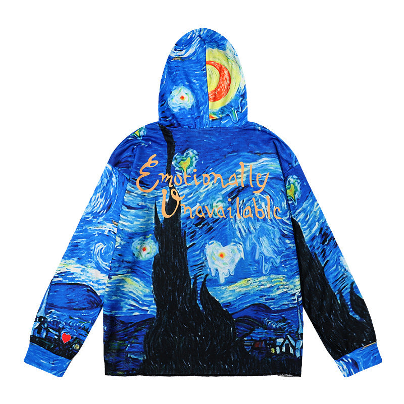 Kanye West Sunday Service Hoodie Autumn And Winter Dissolved Heart Terry Hooded Sweater
