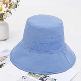Women Bucket Hat Fisherman Middle Brim Sun Protection