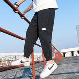 Grey Sweatpants Men's Casual Trousers Spring and Autumn Sweatpants Men