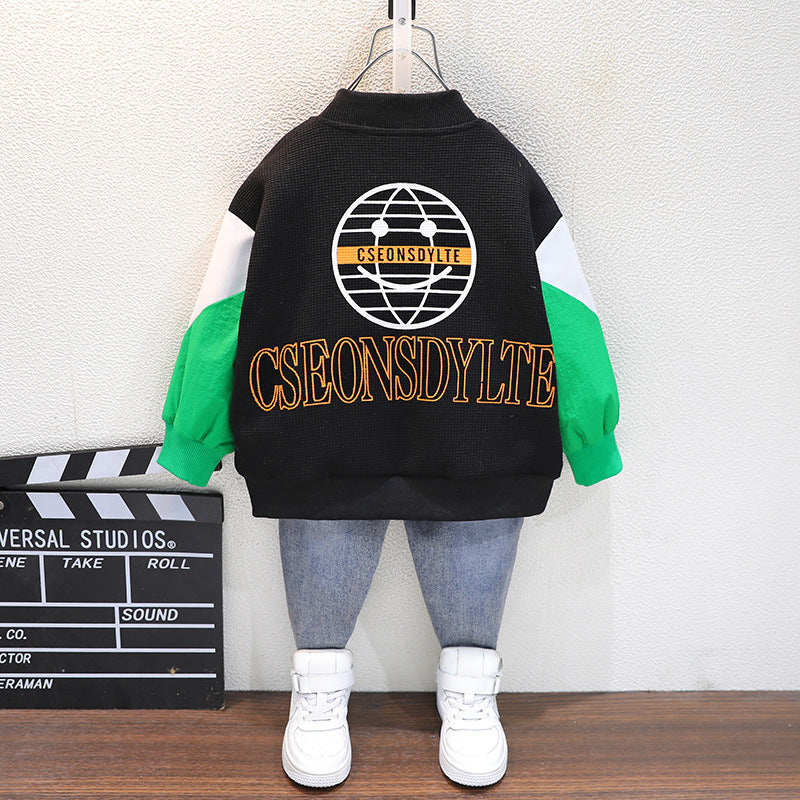 Toddler Boys Jackets Boys' Jacket Spring Baseball Uniform