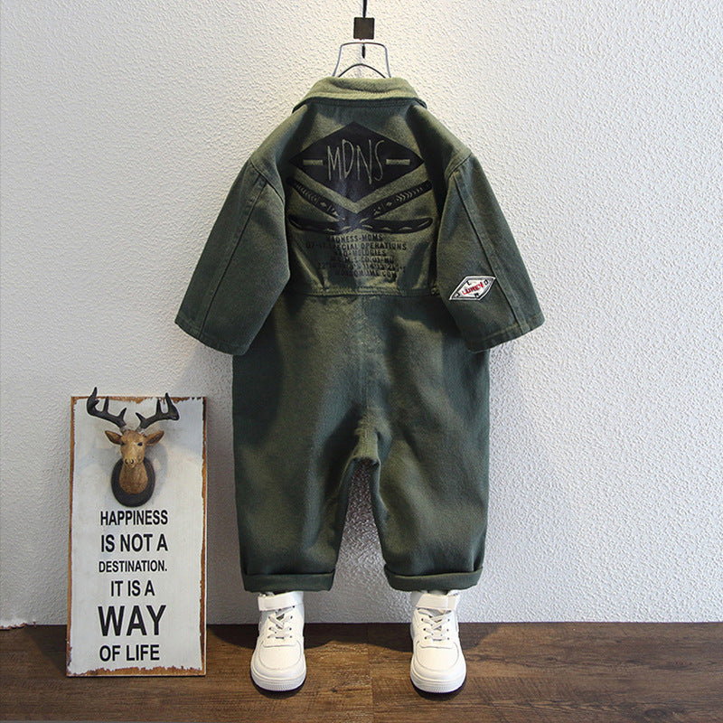 Toddler Boys Jackets Children's Jumpsuit Boys' Workwear