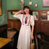Coachella Music Festival Outfits Embroidery Tassel Holiday Dress