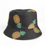 Bucket Hat Fishing Cap Cotton Print Fisherman Hat Printed Fashion Flower Leopard Print Bucket Hat Fashion Sun-Proof Hat