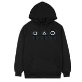 Squid Game Costume Pattern Print Hooded Couple Sweater