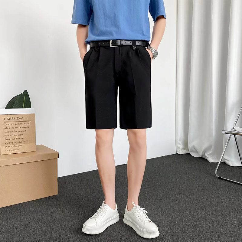 Men White Shorts Men's Loose Casual Short Pants Summer